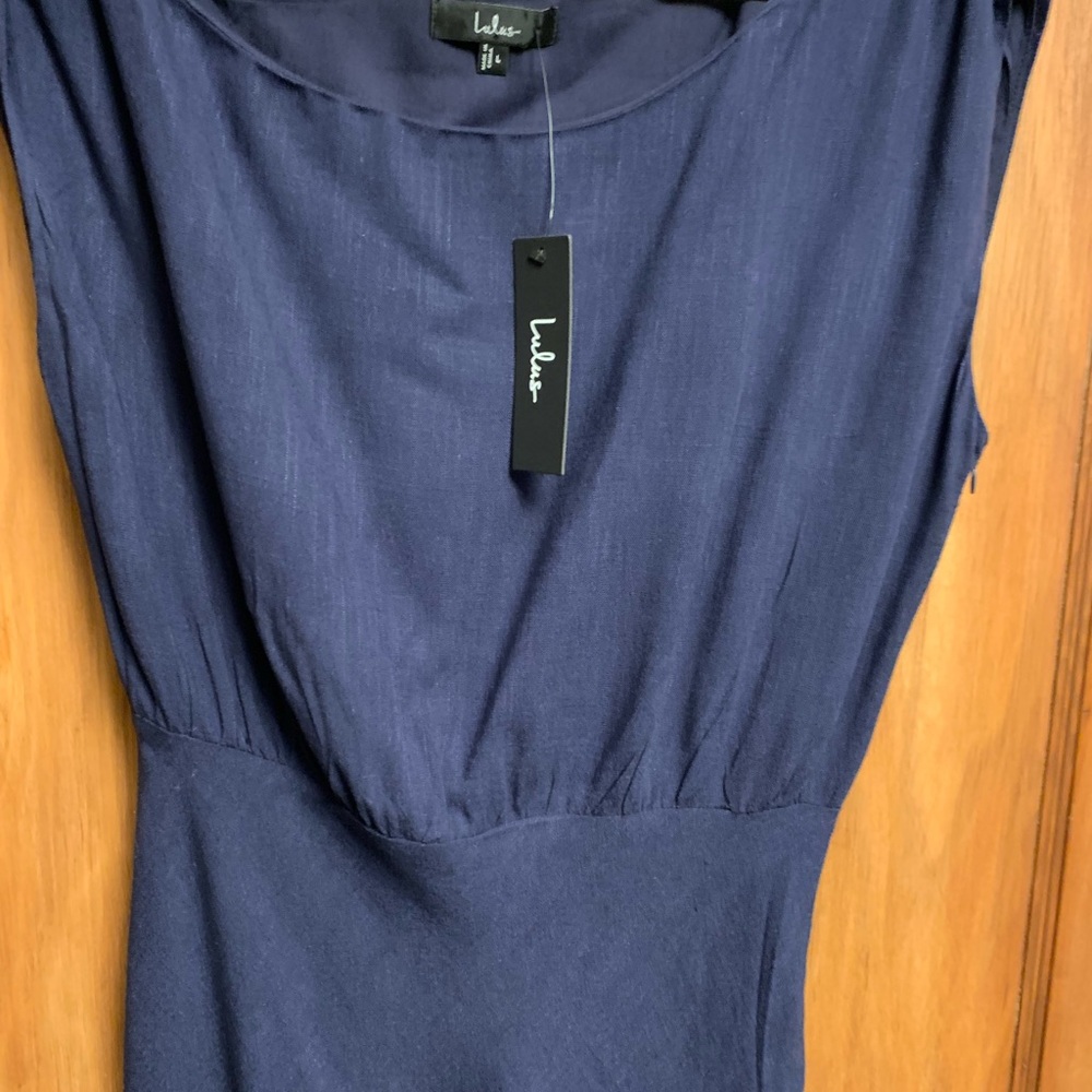 Lulu's Navy Maxi Dress